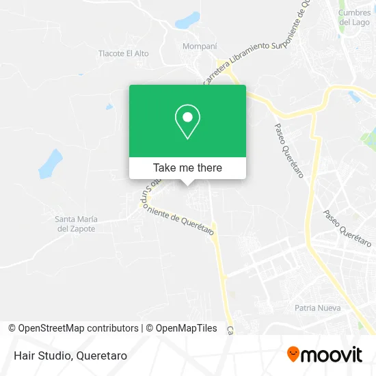 Hair Studio map