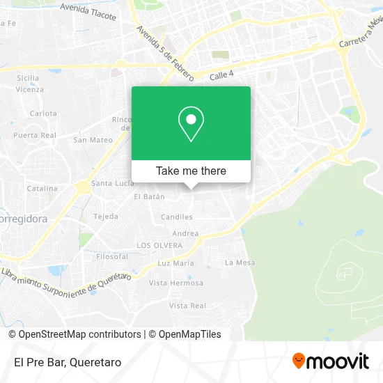 El Pre Bar map