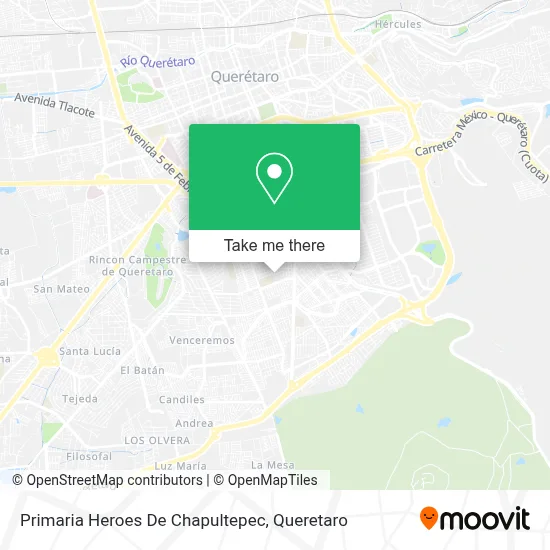 Primaria Heroes De Chapultepec map