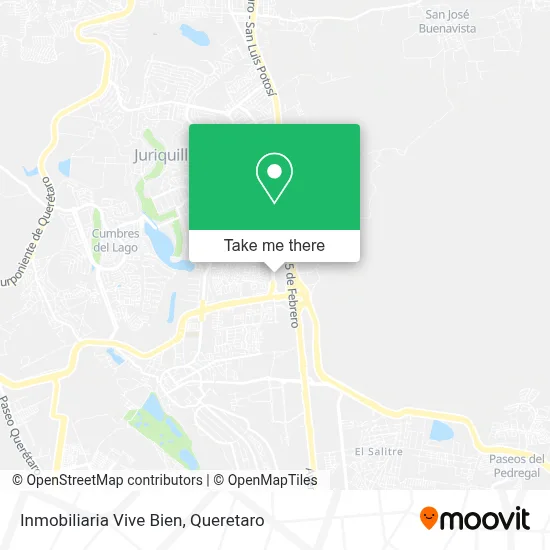 Inmobiliaria Vive Bien map