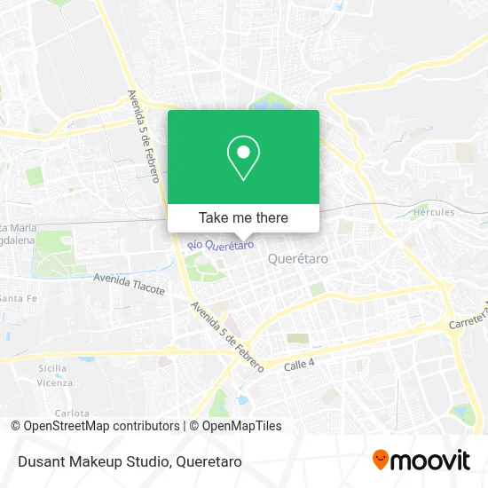 Dusant Makeup Studio map