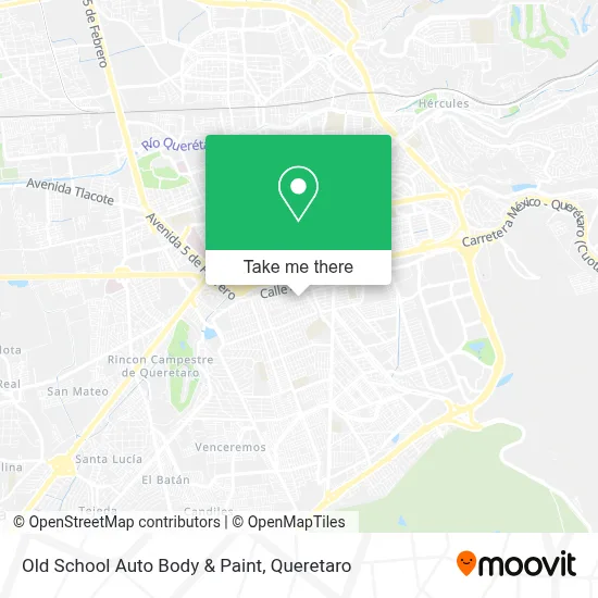 Old School Auto Body & Paint map