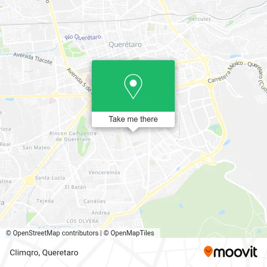 Climqro map