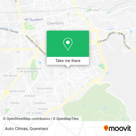Auto Climas map