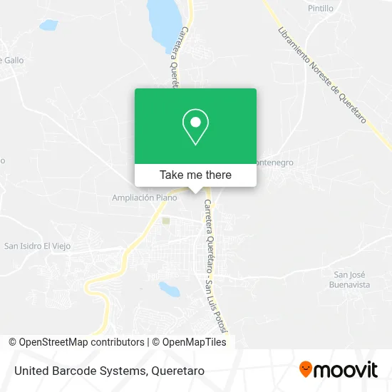United Barcode Systems map