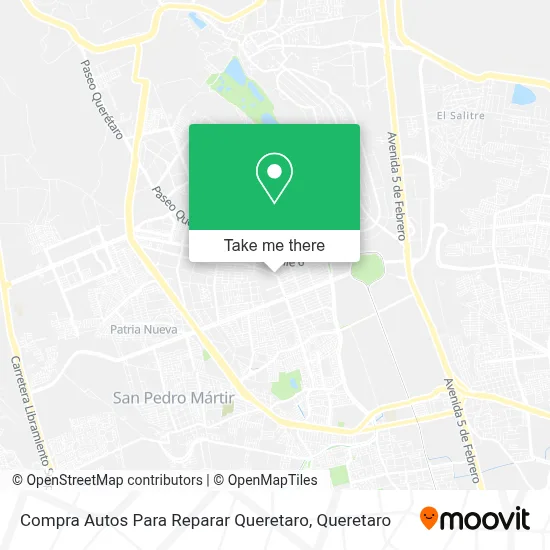 Compra Autos Para Reparar Queretaro map