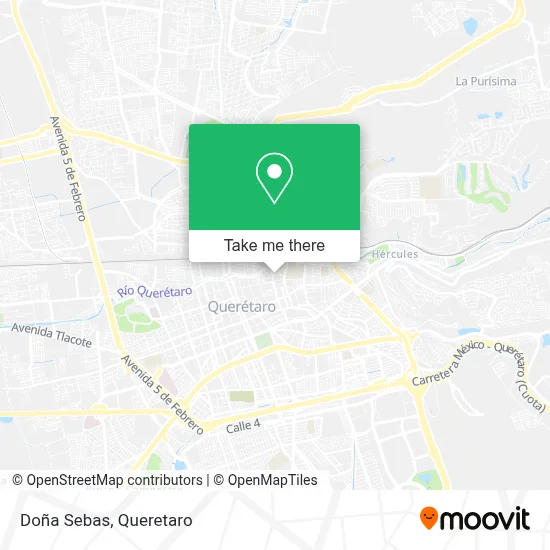 Doña Sebas map