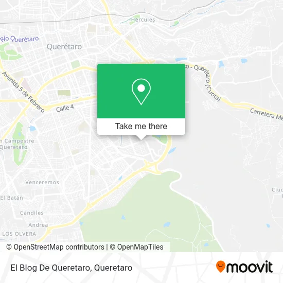 El Blog De Queretaro map