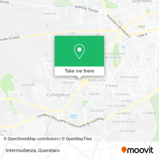 Intermudanza map