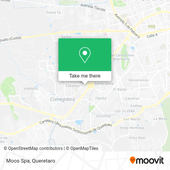 Moos Spa map