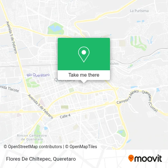 Mapa de Flores De Chiltepec