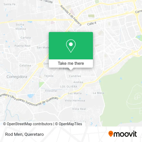 Rod Men map