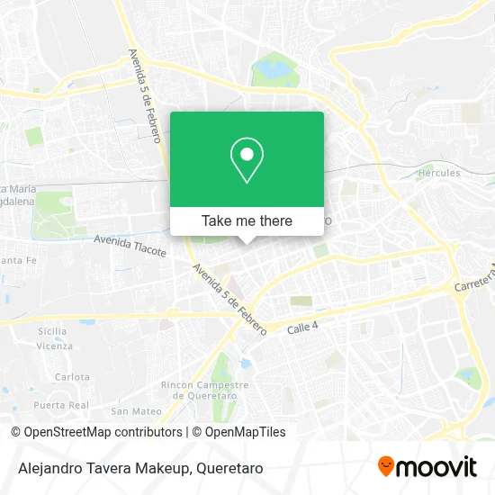 Alejandro Tavera Makeup map