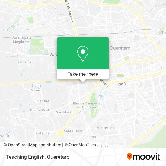 Teaching English map