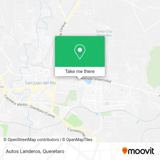 Autos Landeros map