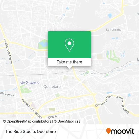 The Ride Studio map