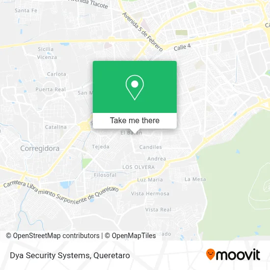 Dya Security Systems map