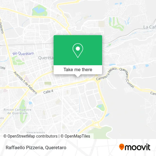 Mapa de Raffaello Pizzeria