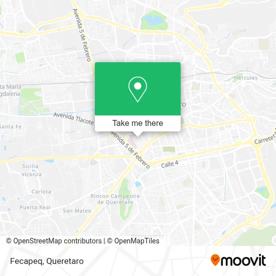 Fecapeq map