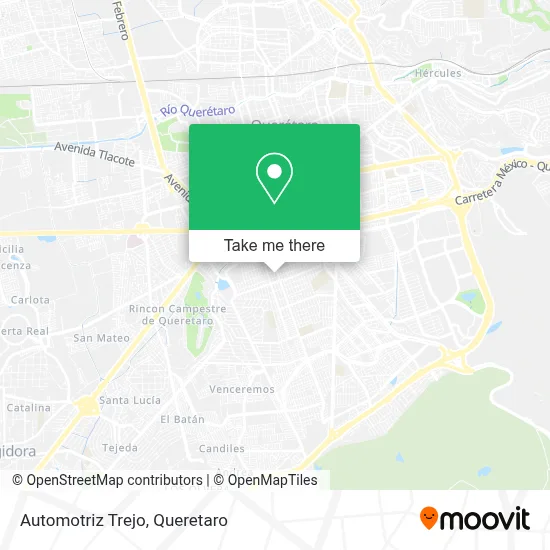 Automotriz Trejo map