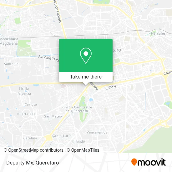 Departy Mx map