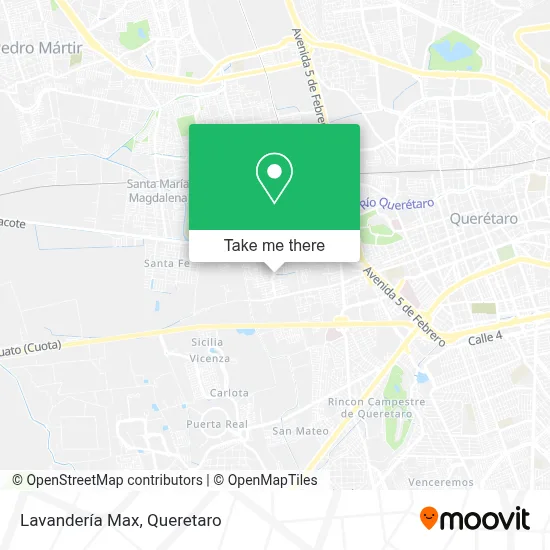 Lavandería Max map