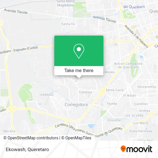 Ekowash map