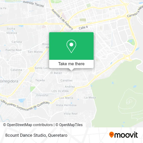 8count Dance Studio map