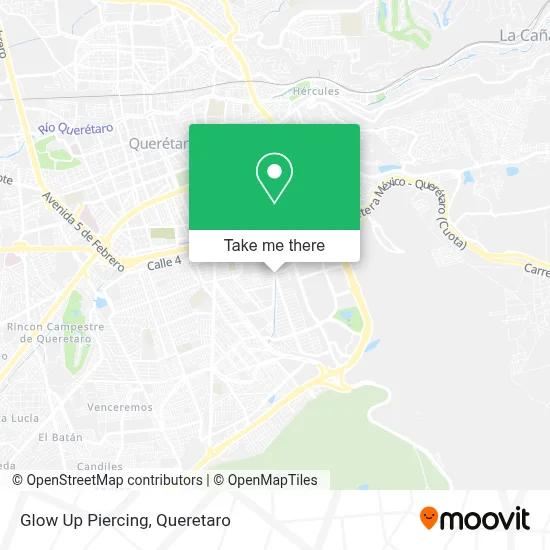 Glow Up Piercing map