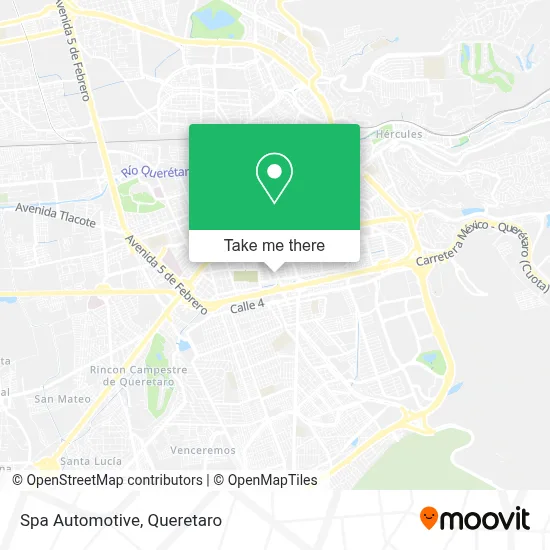 Spa Automotive map