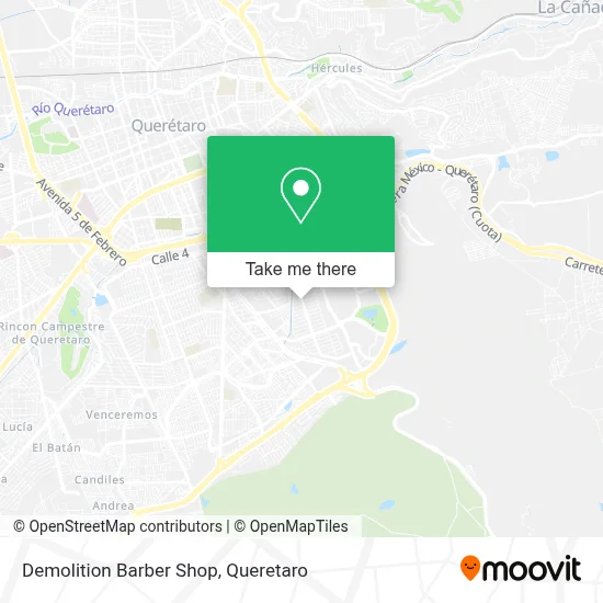 Demolition Barber Shop map