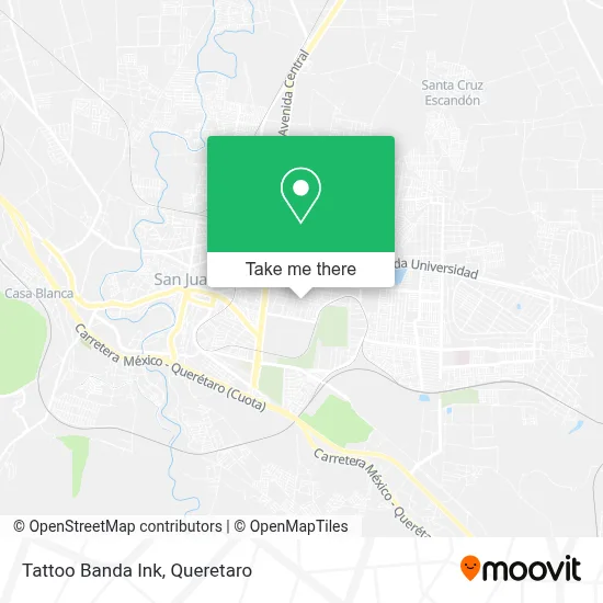 Tattoo Banda Ink map