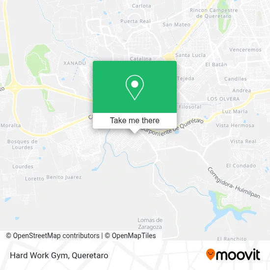 Hard Work Gym map