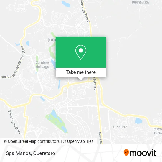 Spa Manos map