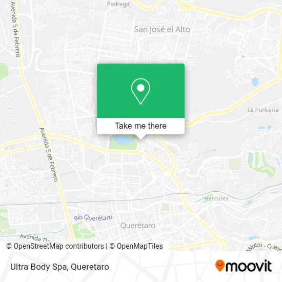 Ultra Body Spa map