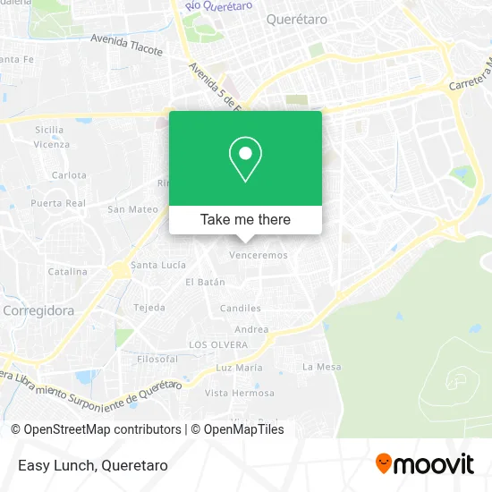 Easy Lunch map
