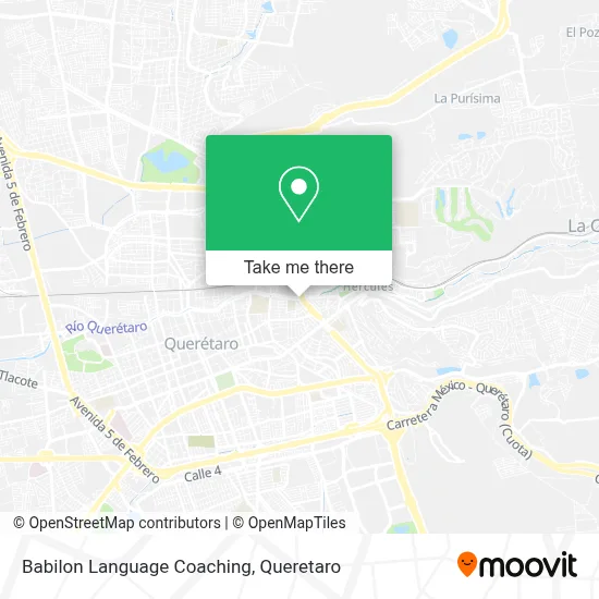 Babilon Language Coaching map