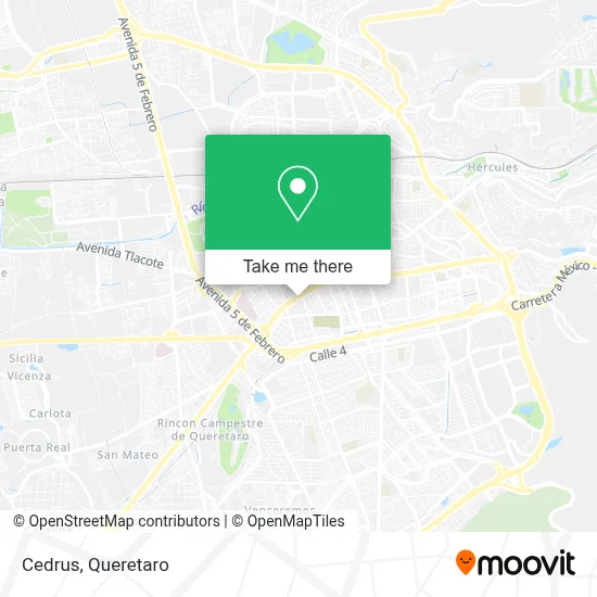 Cedrus map