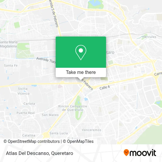 Atlas Del Descanso map