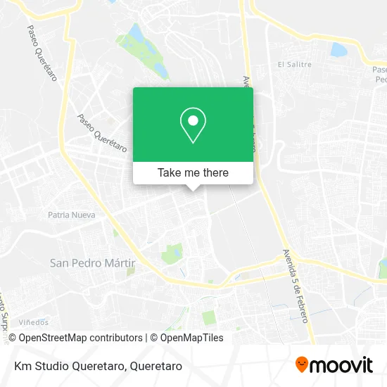 Km Studio Queretaro map
