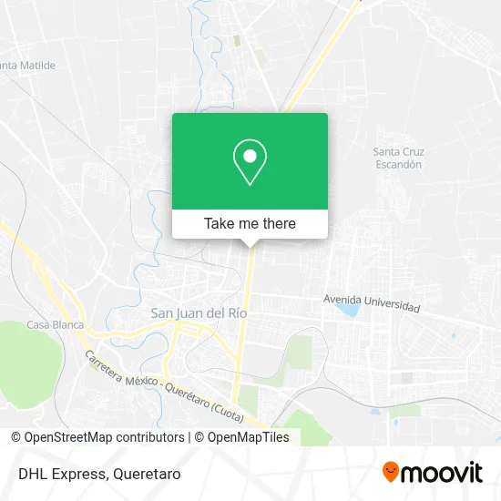 DHL Express map
