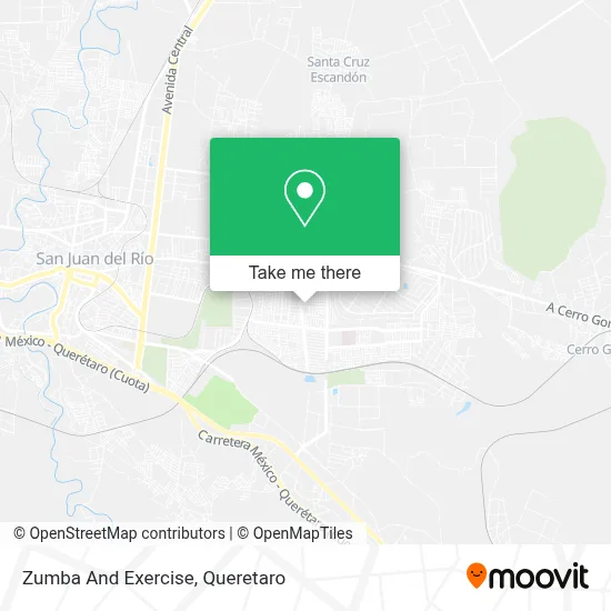 Zumba And Exercise map