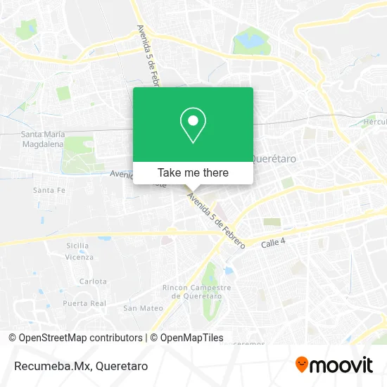 Recumeba.Mx map