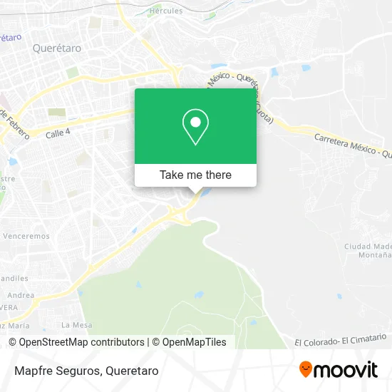 Mapfre Seguros map
