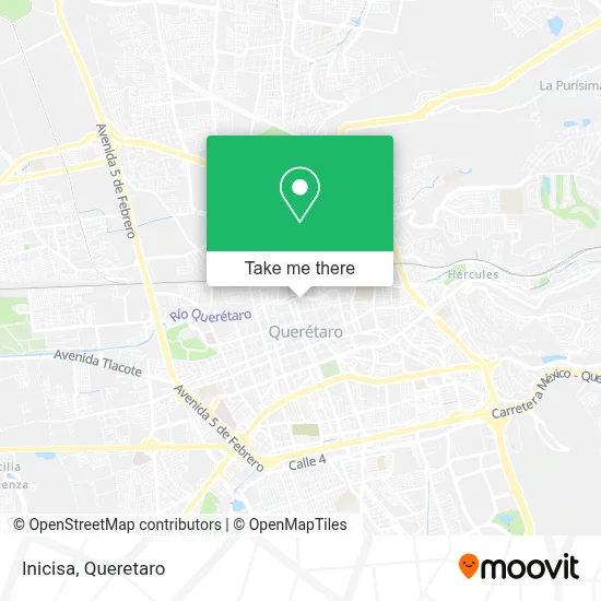 Inicisa map