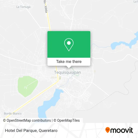 Hotel Del Parque map