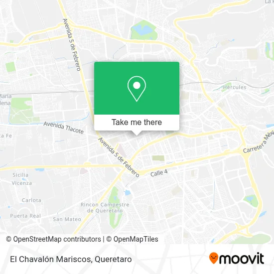 El Chavalón Mariscos map