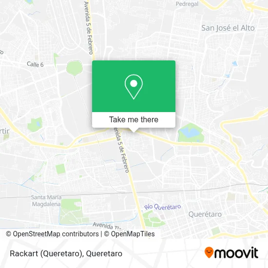Mapa de Rackart (Queretaro)