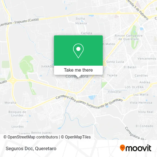 Seguros Dcc map