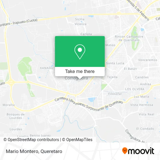 Mario Montero map
